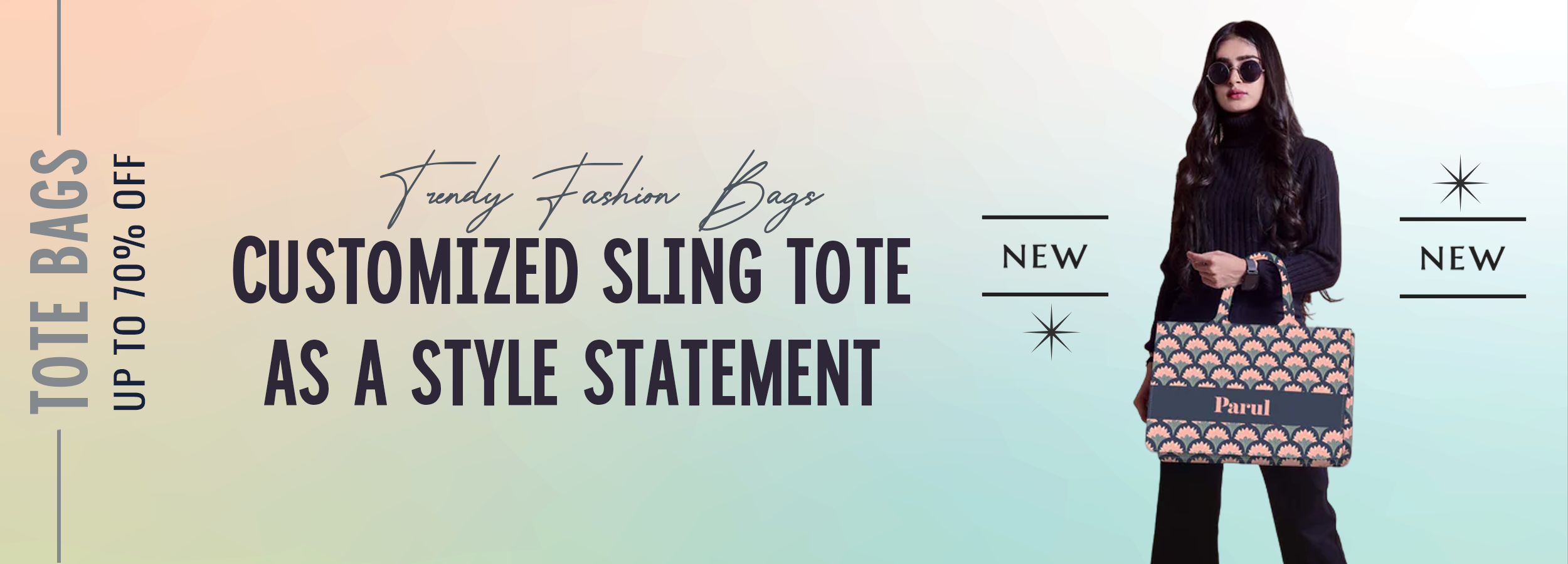 Customized Sling Totes bags