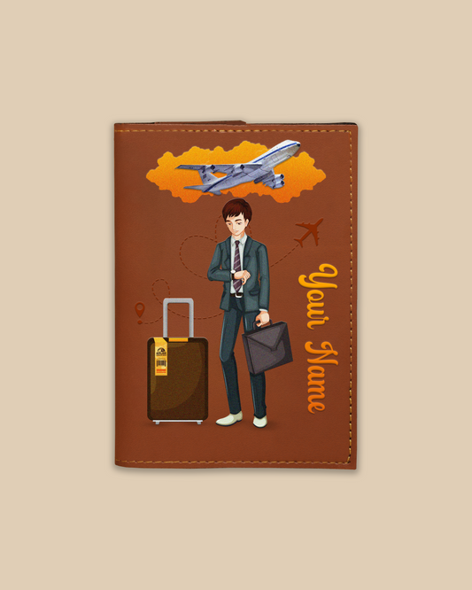 Customized Passport Cover - ITS TO TRAVEL TIME