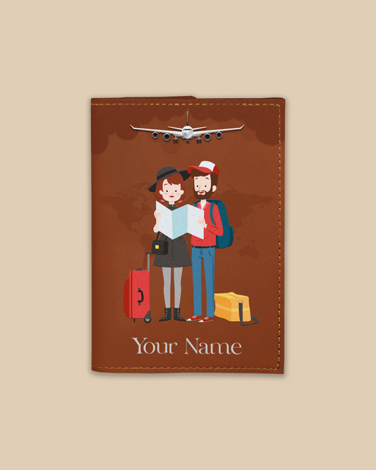 Customized Passport Cover -  IT'SA  TRAVEL TIME