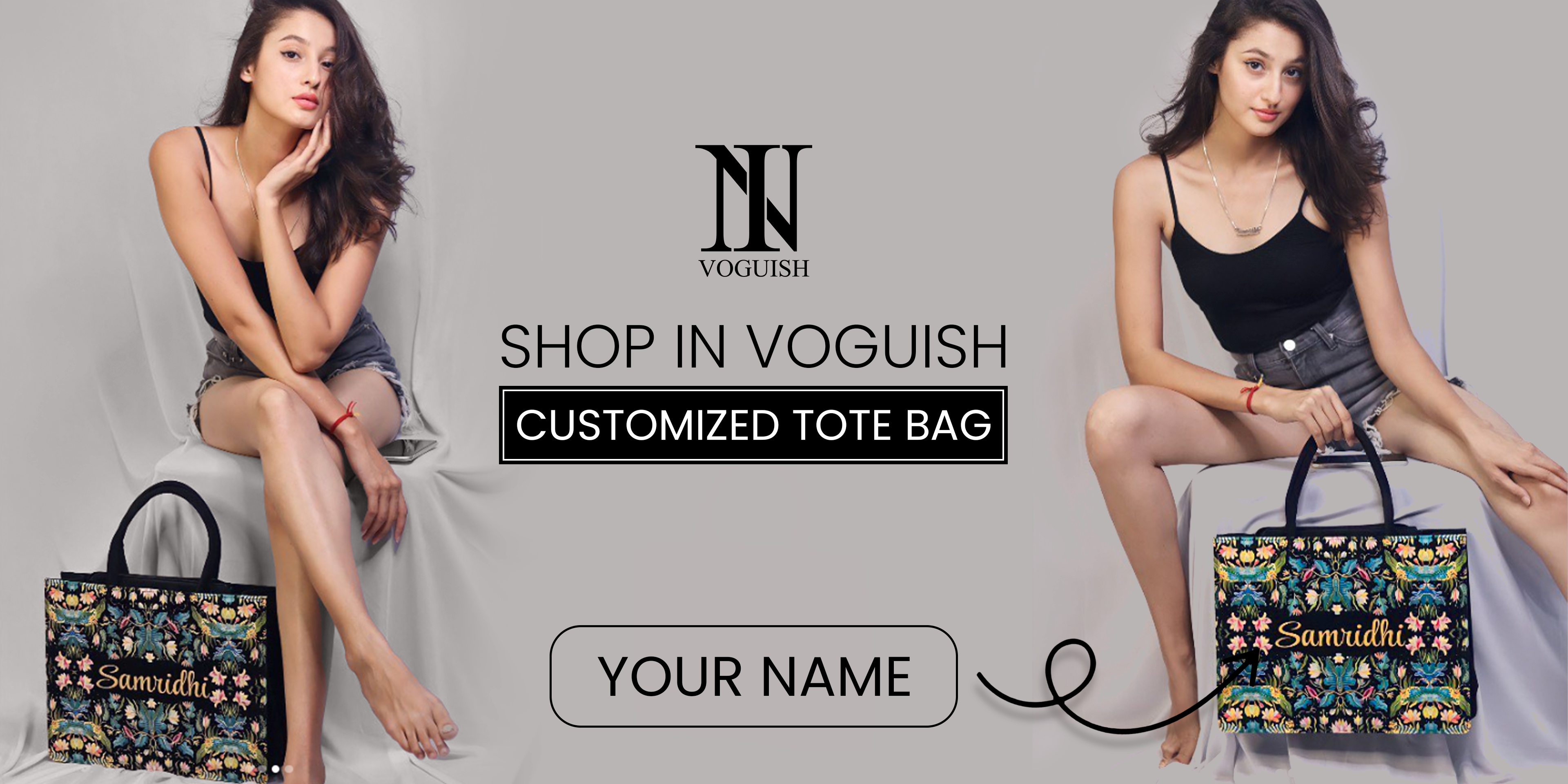 Customized tote bag by In Voguish