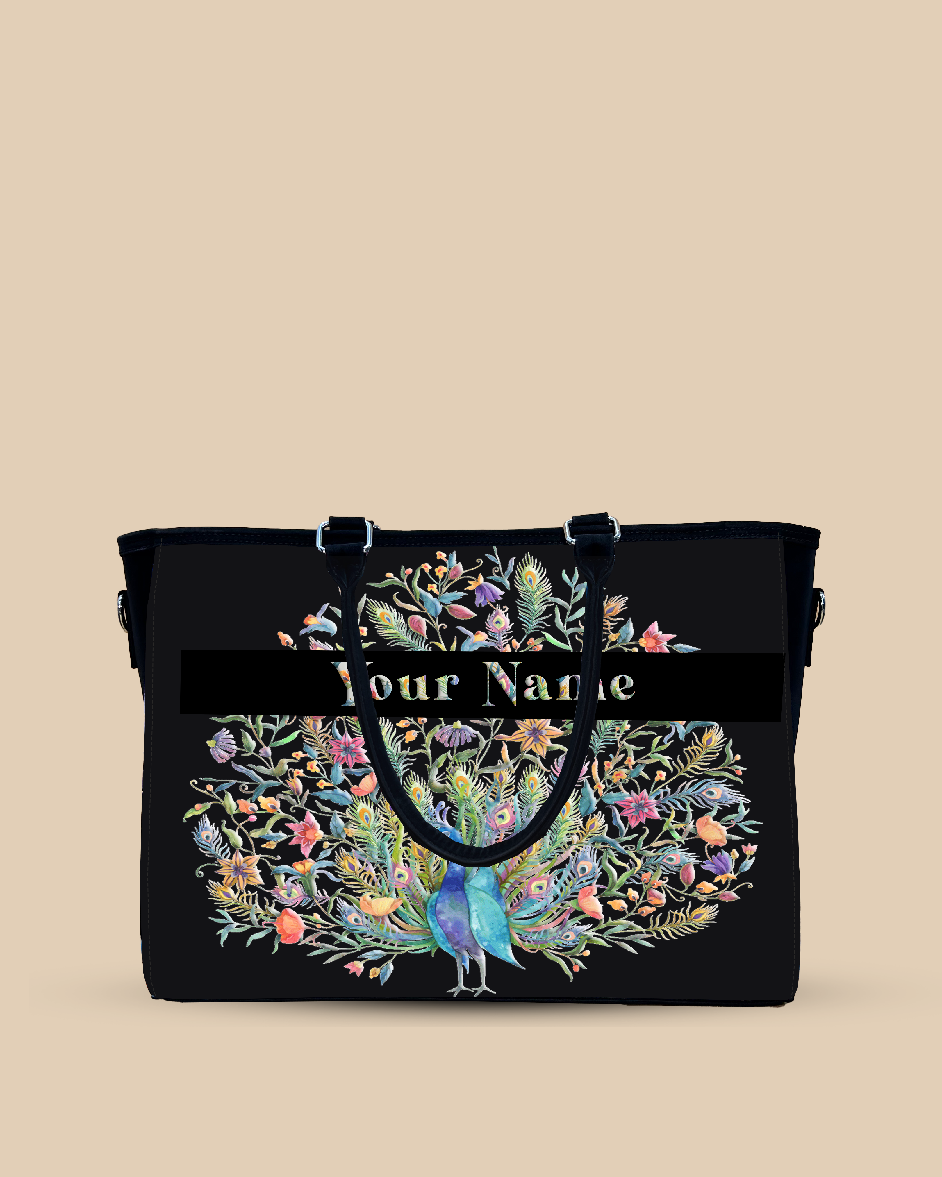 Peacock Oversized Tote