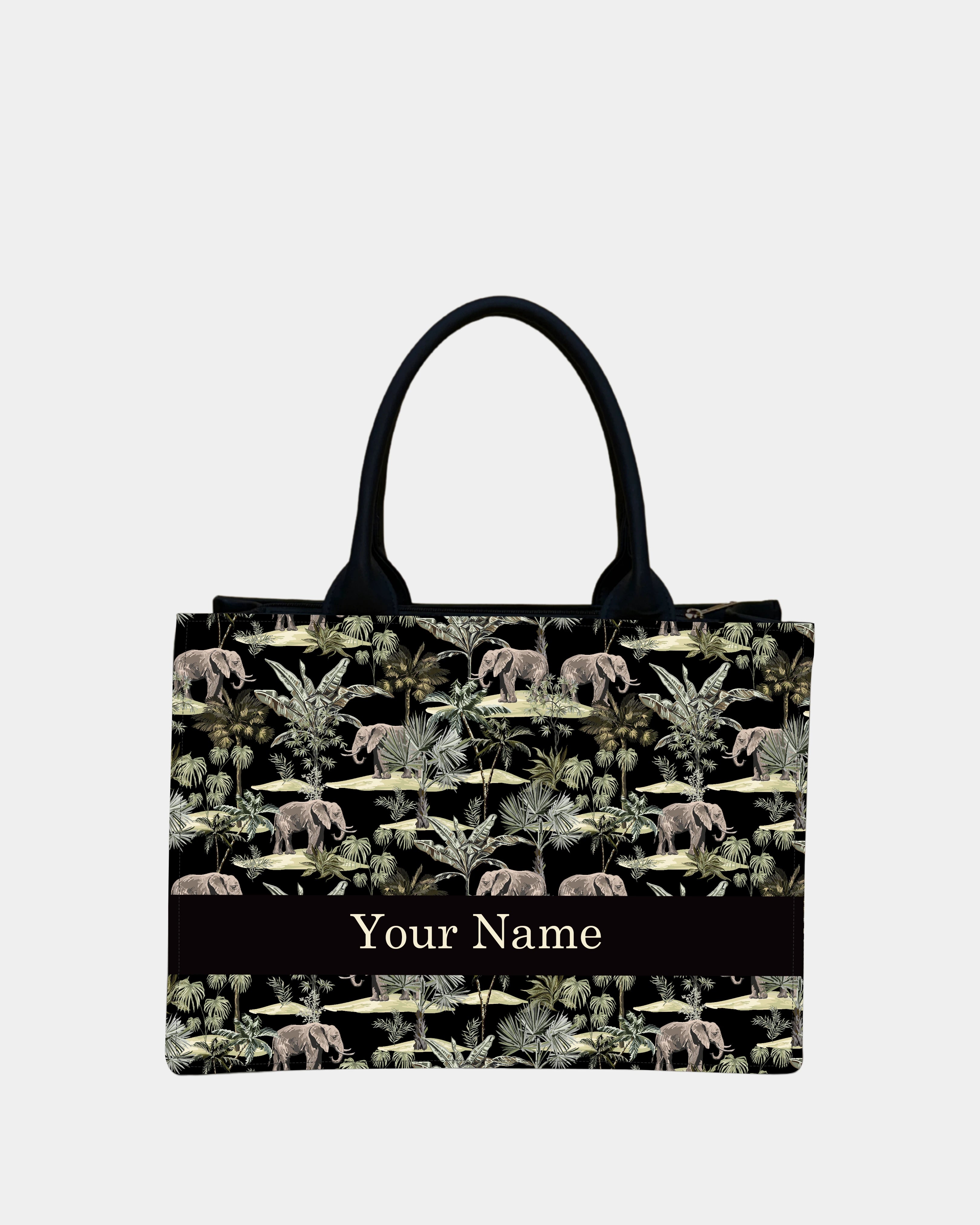 In Voguish Safari Luxe Customized Tote Bag