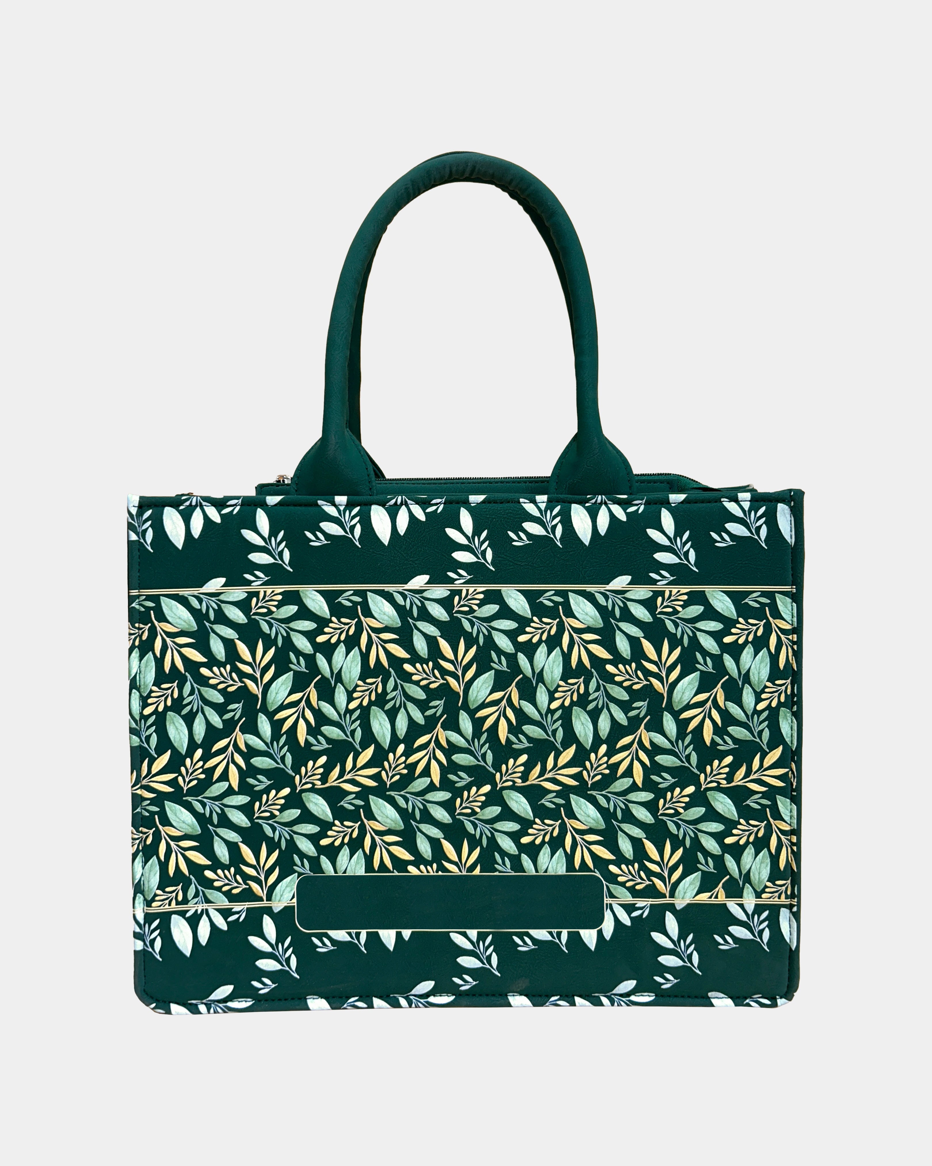 Leaf Lush Designer Embossed Customized Bag