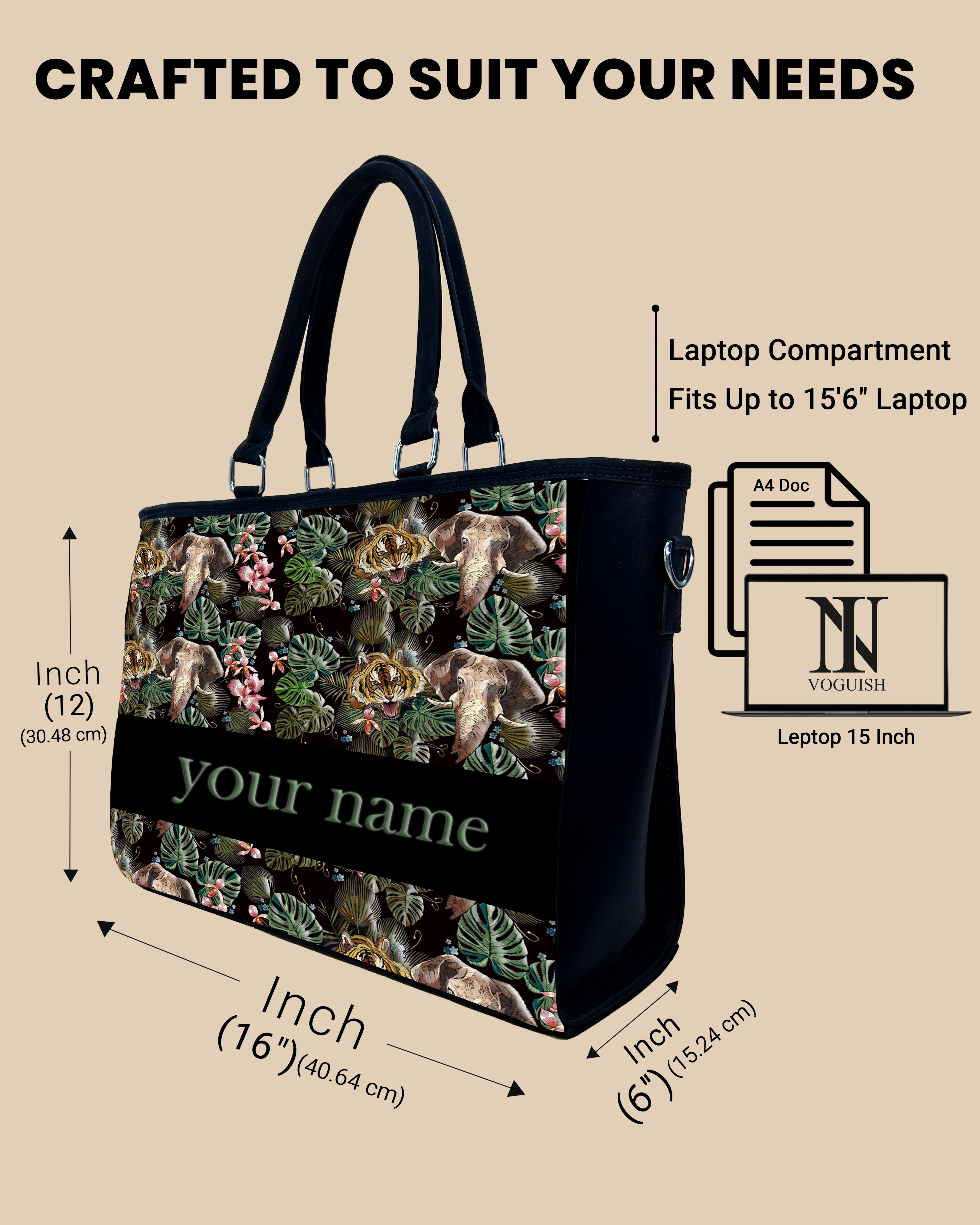 personalized bag tote