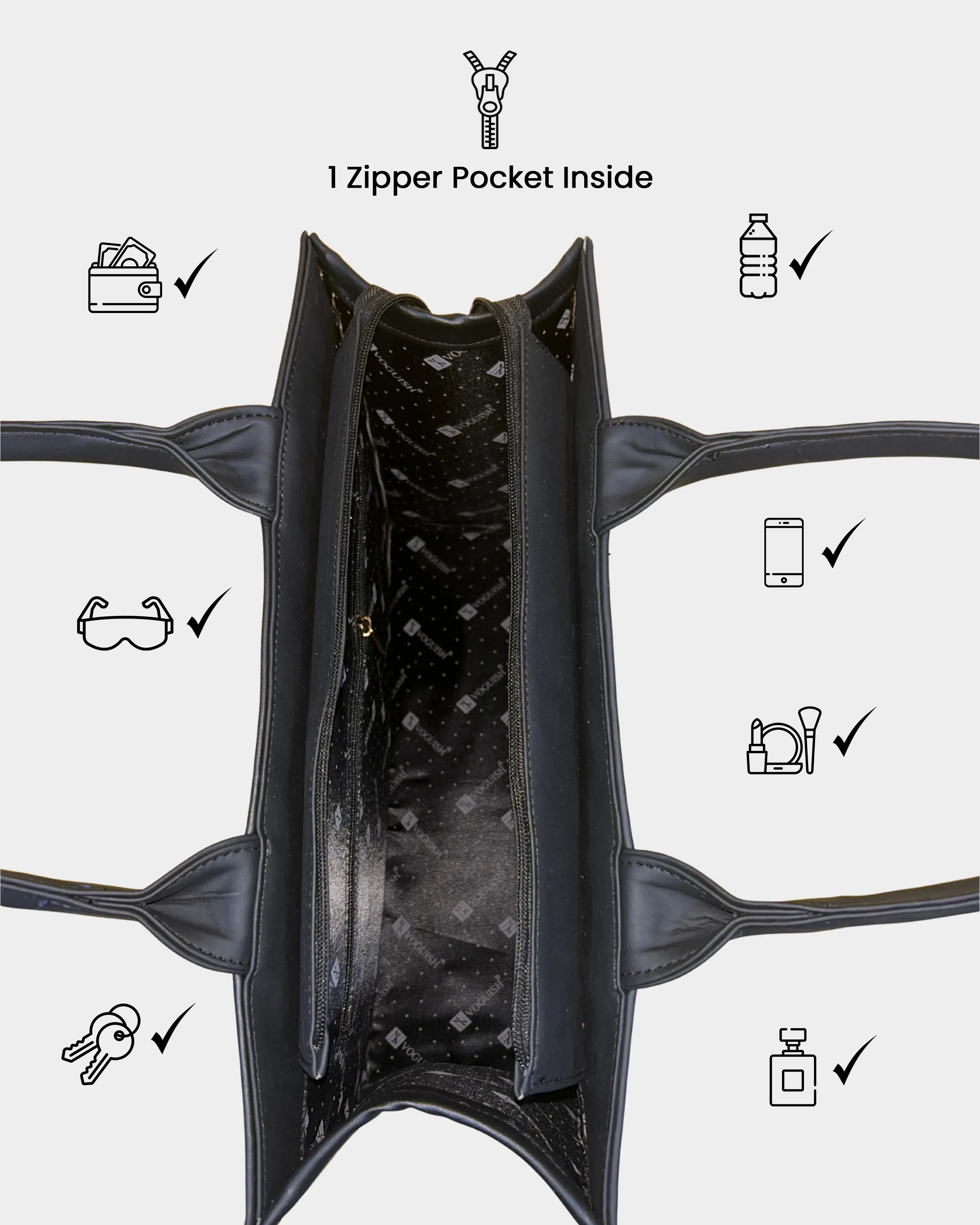 Golden Bloom Voguish Customized Tote Bag