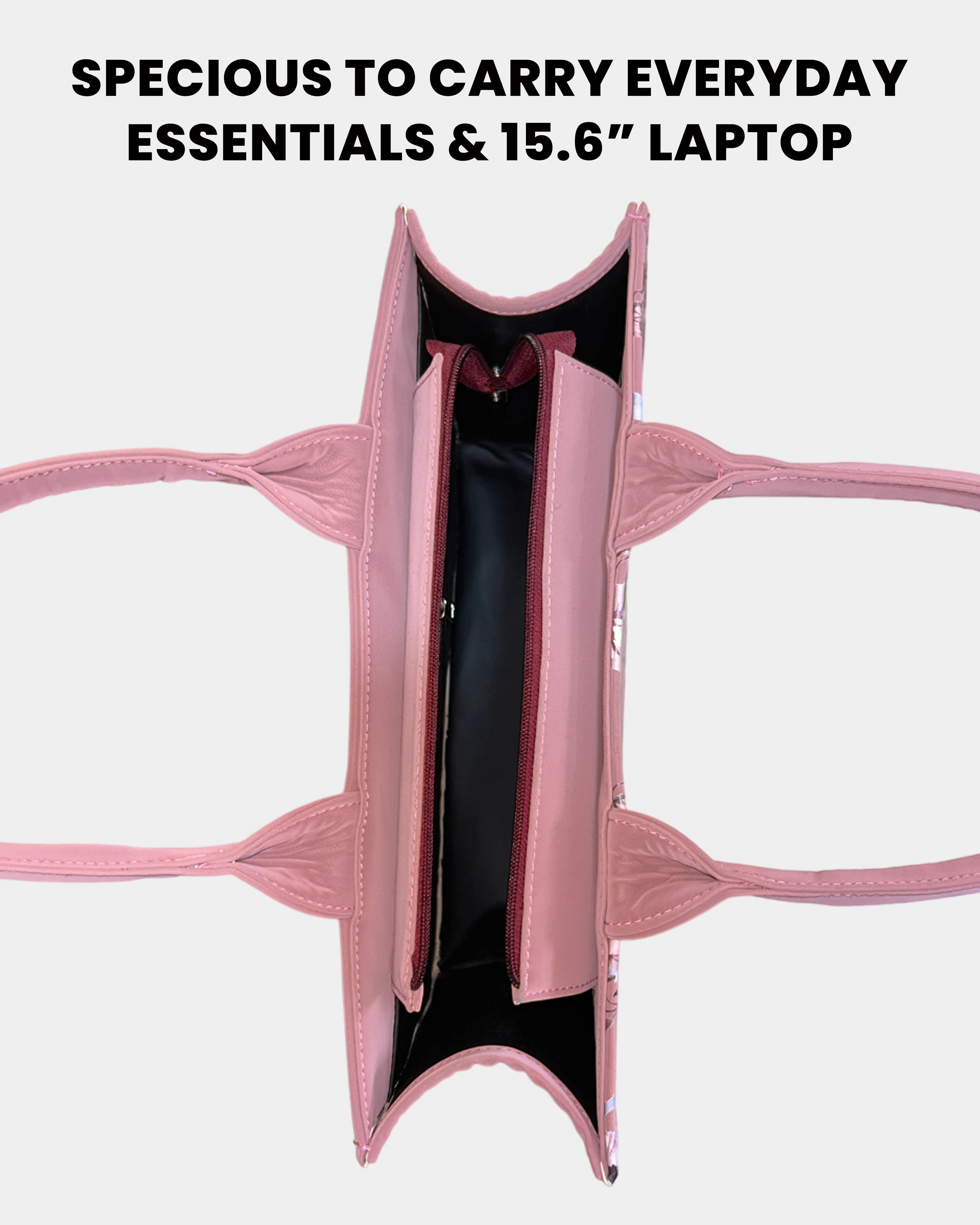 Dusky Rose Floral Designer Customized Tote Bag