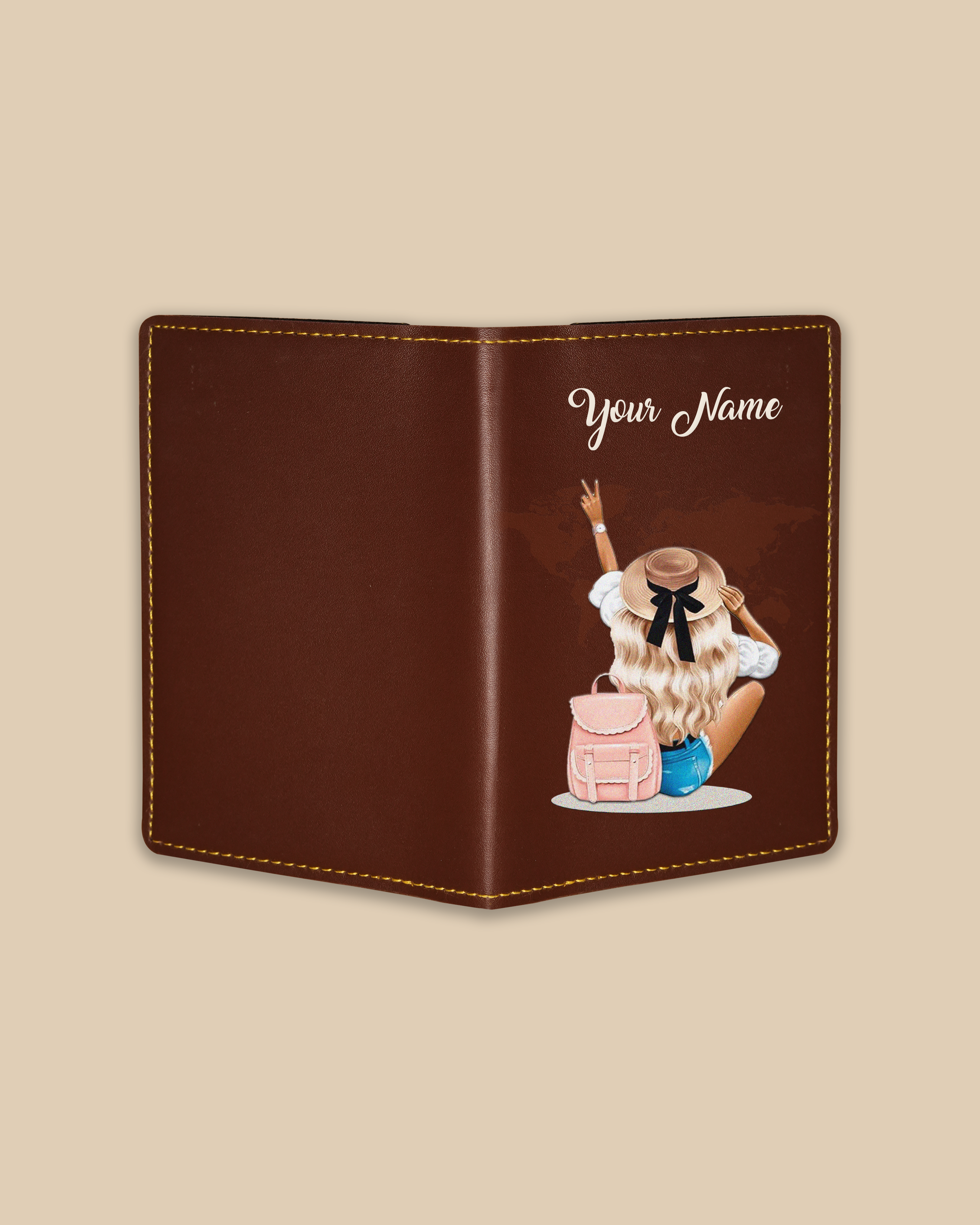 Customized Passport Cover - BACKPACKER