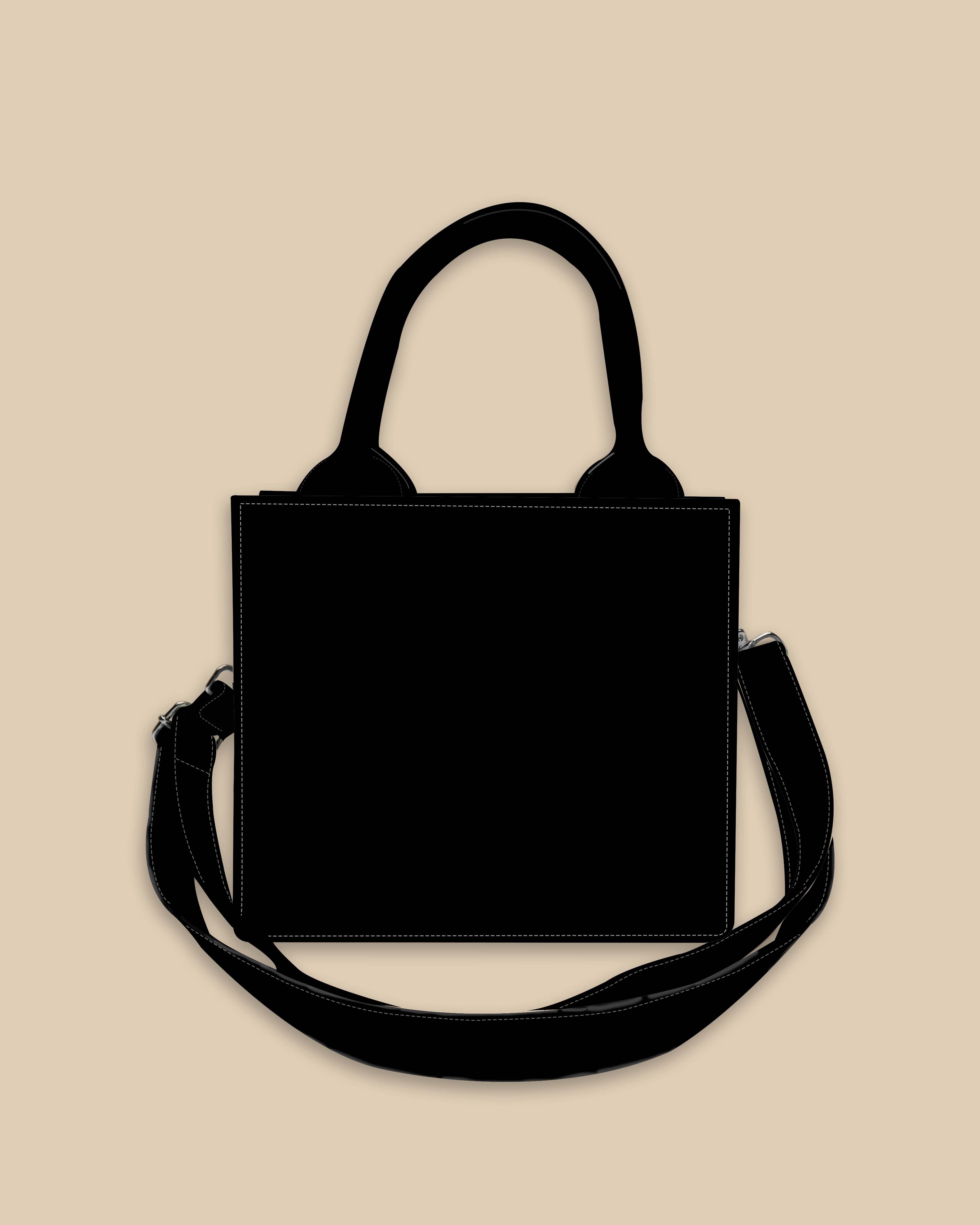 Customized Small Tote Bag Designed with Artistic mandala peacock