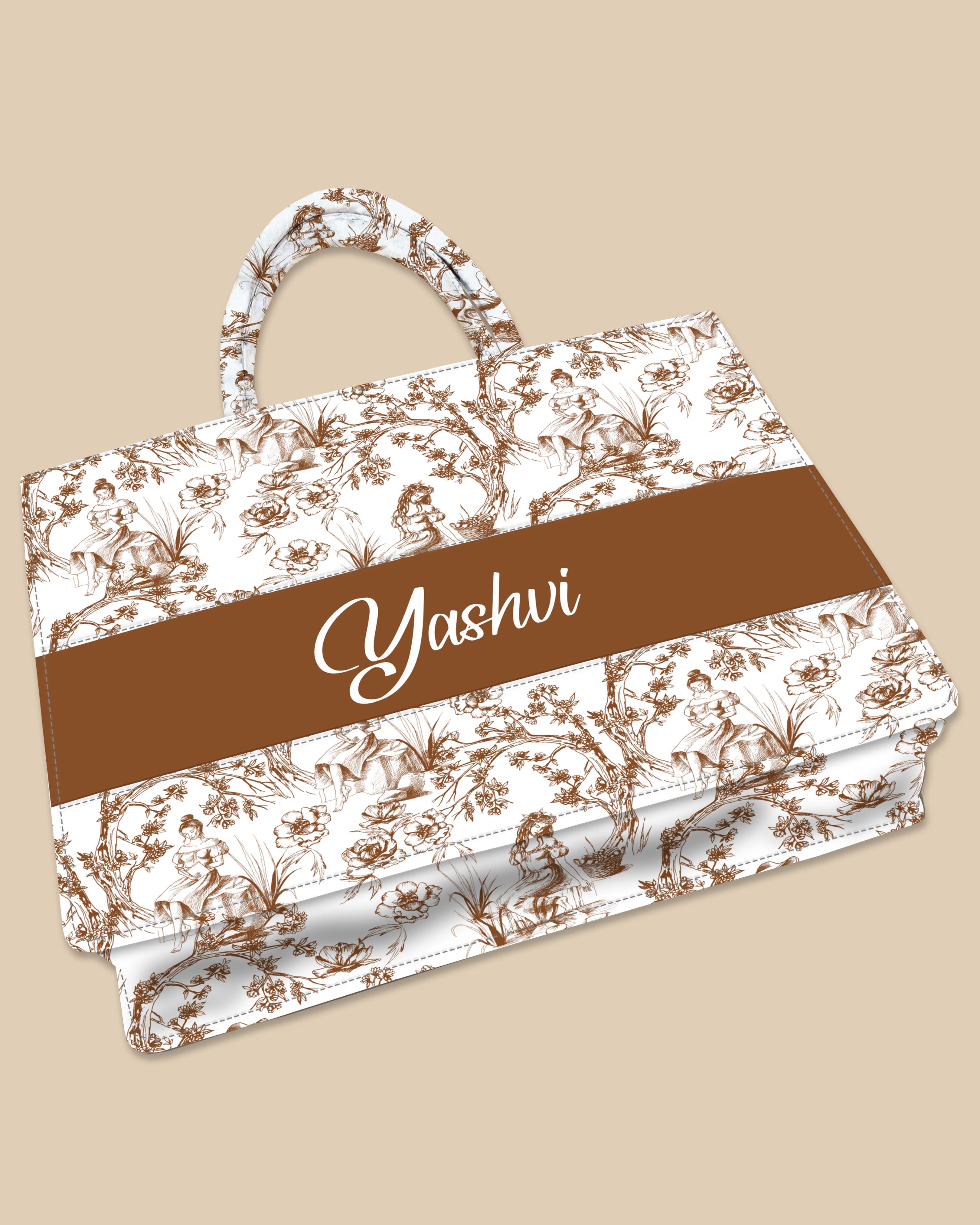 Customized Tote Bag Designed with Beautiful Girls And Trees