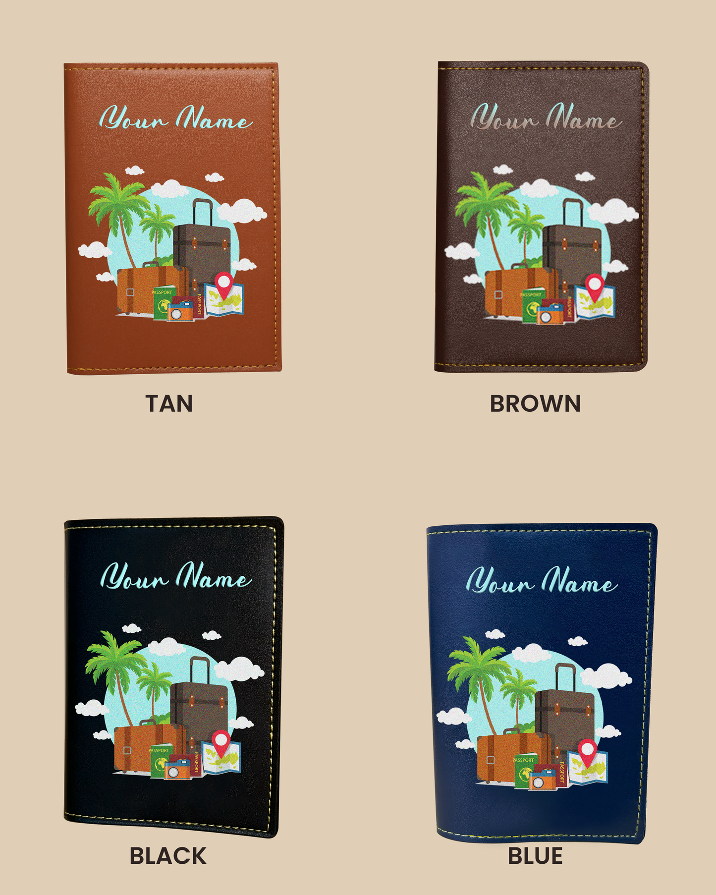 Customized Passport Cover -ITS TRAVEL