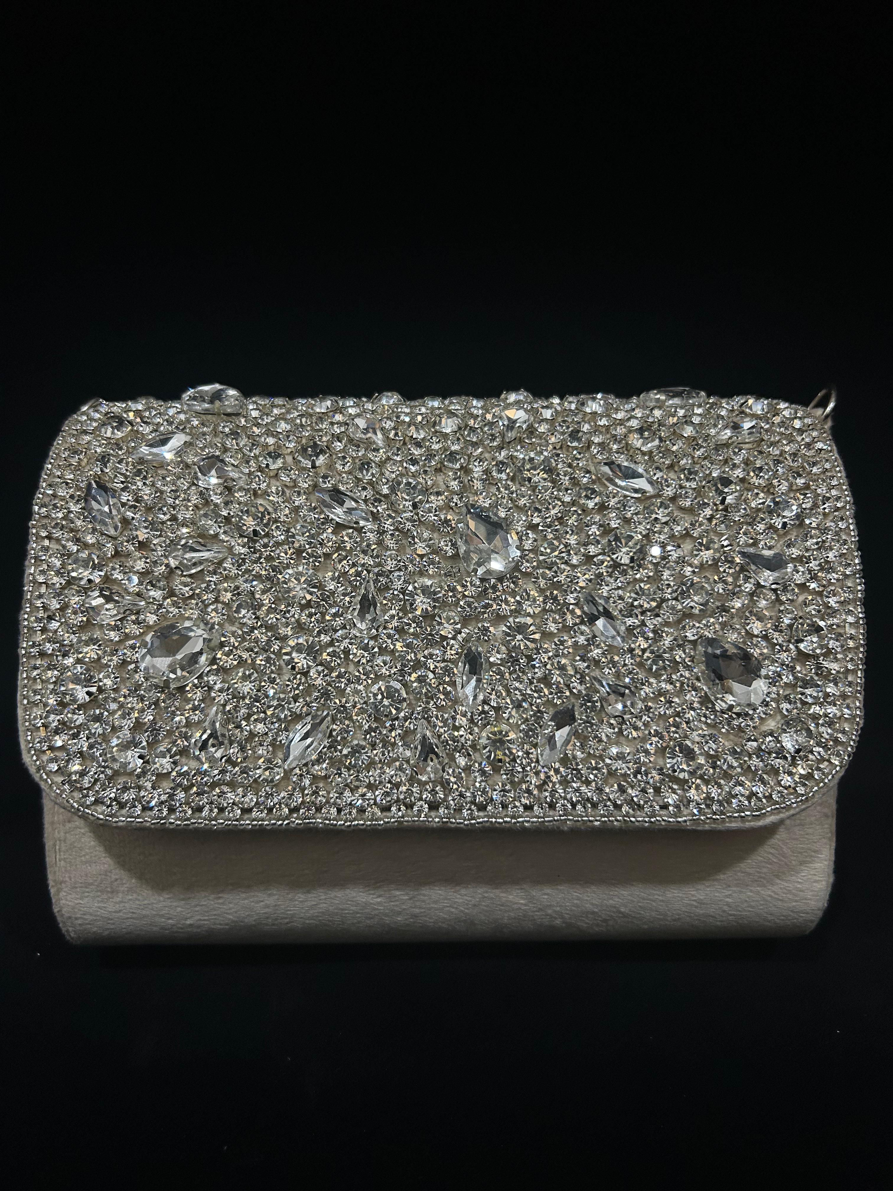 Crystal Cascade Luxe Clutch