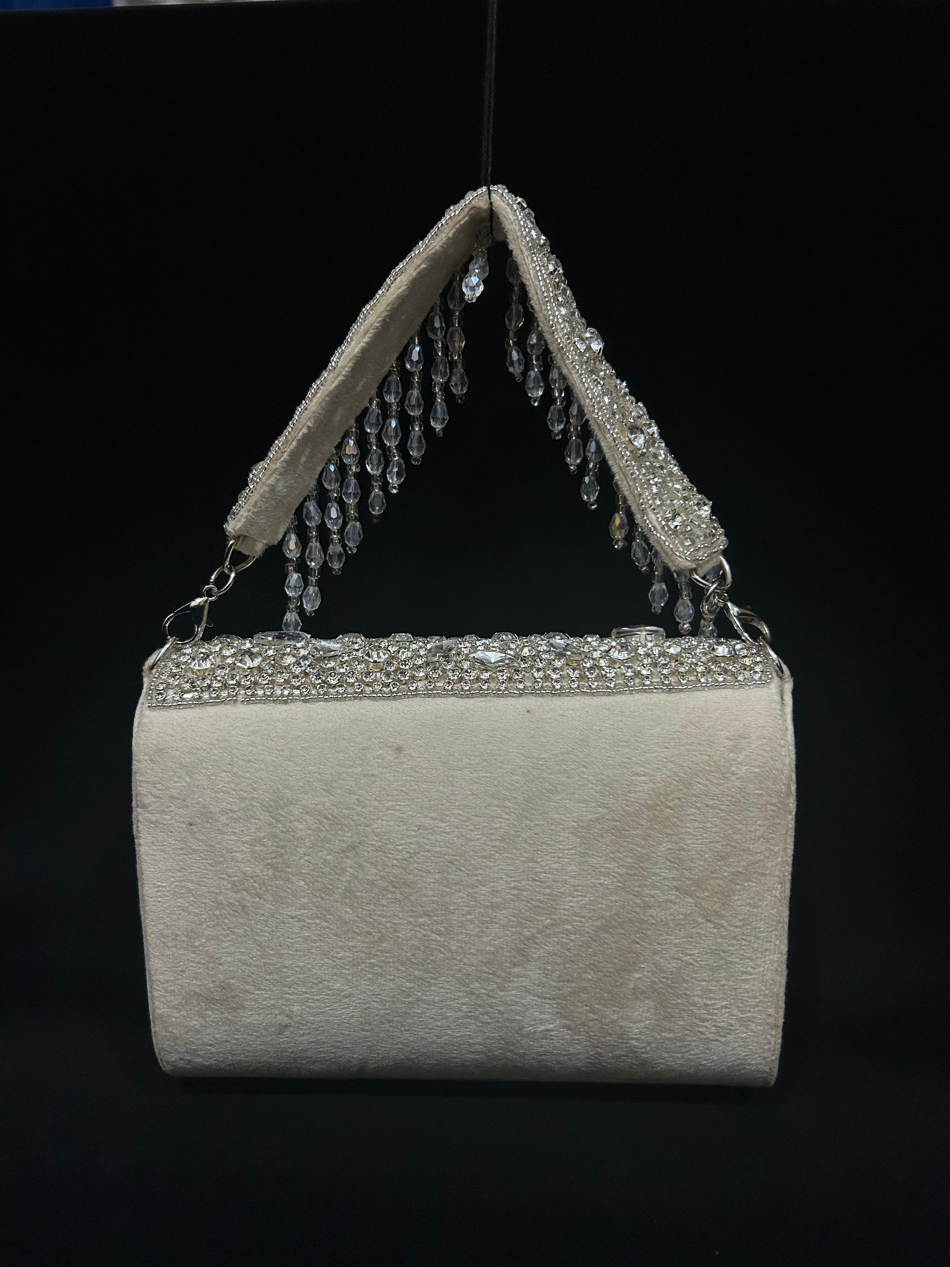 Crystal Cascade Luxe Clutch