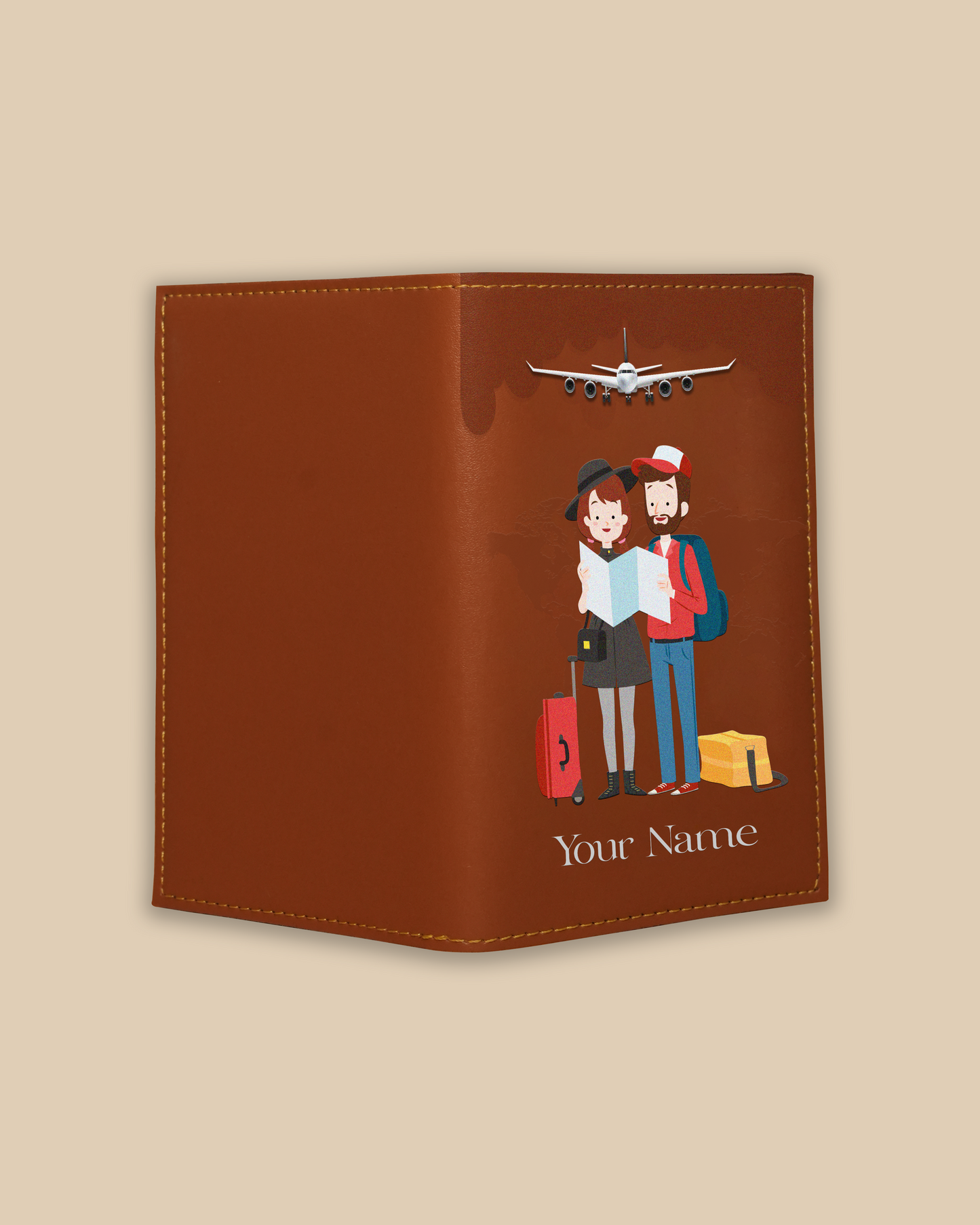 Customized Passport Cover -  IT'SA  TRAVEL TIME
