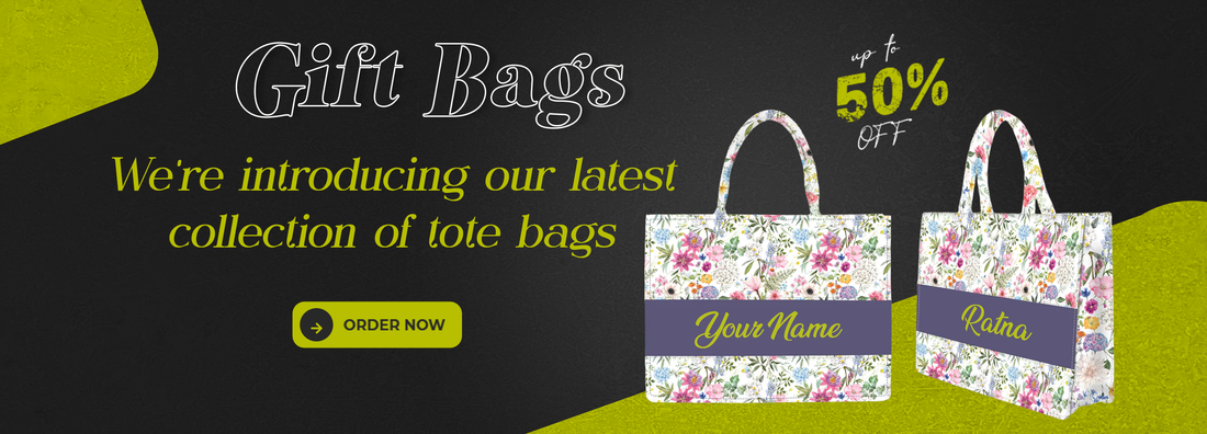 We're introducing our latest collection of Personalized tote bags