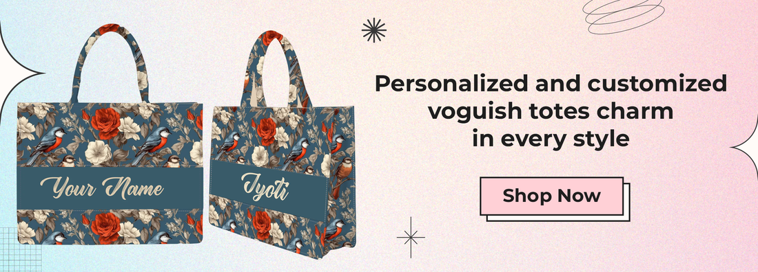 Personalized and customized voguish totes charm in every style