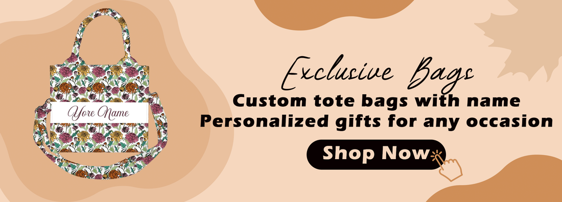 Custom tote bags with name: Personalized gifts for any occasion