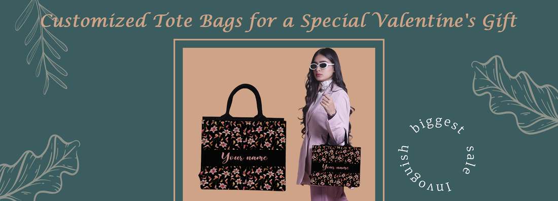 Customized Tote Bags for a Special Valentine's Gift