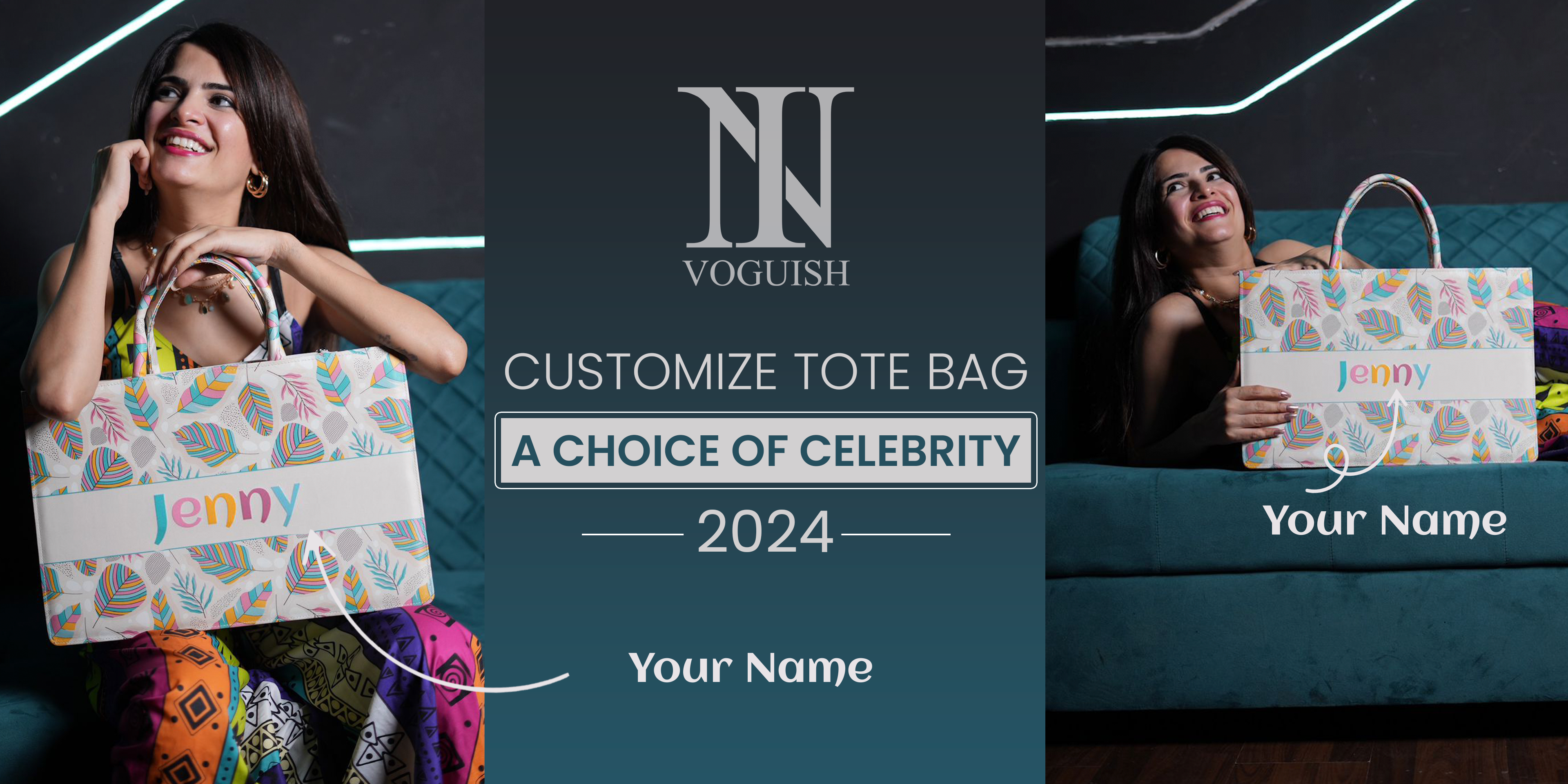 Customized tote bag by In Voguish