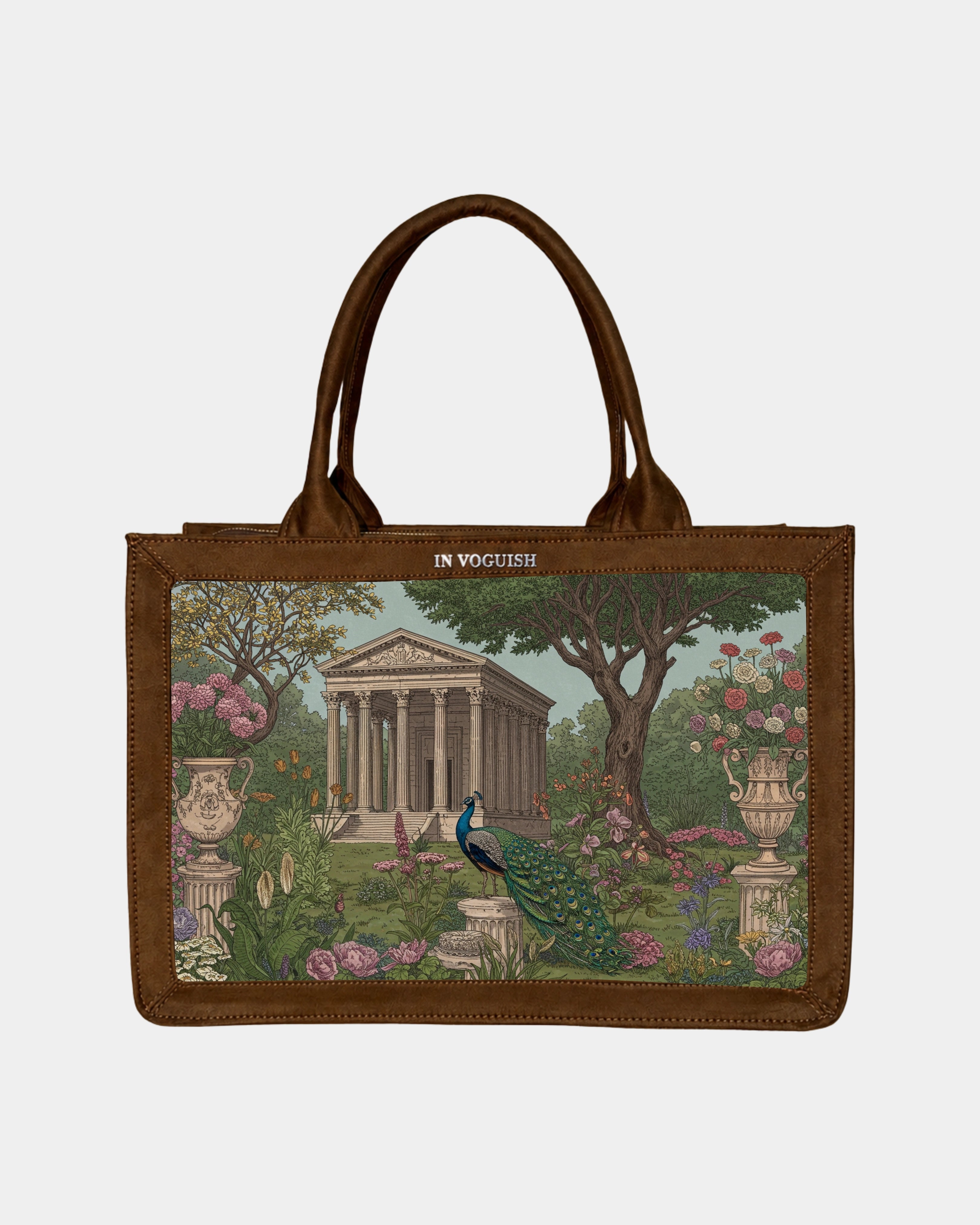 Voguish Royal Garden Luxe Tote Bag