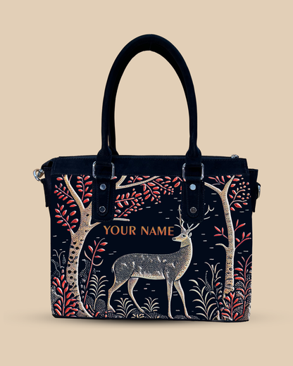 Aurelia Deer in Jungle Up Embosse Designer Sling Bag for Everyday Use