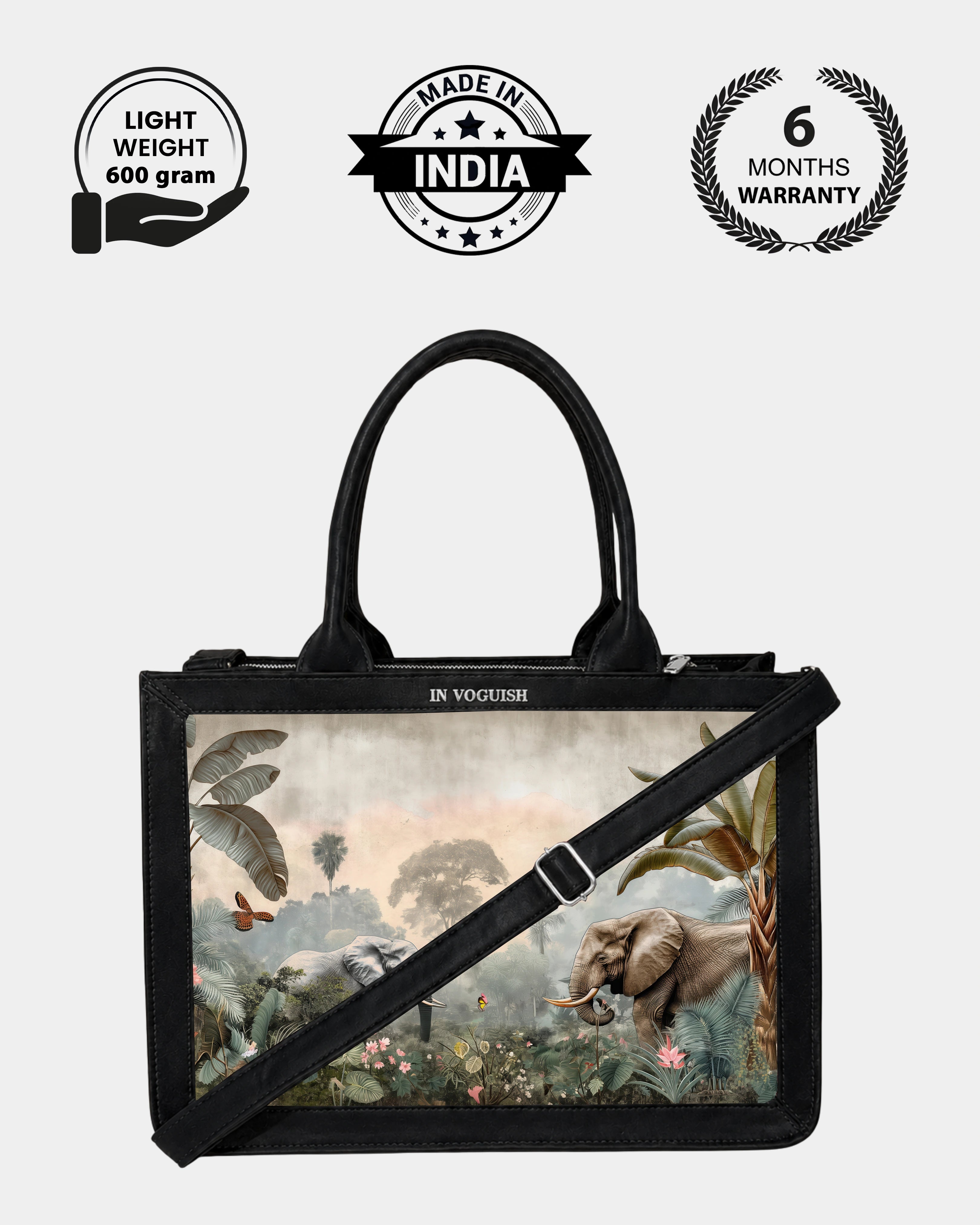 Voguish Wild Safari Luxe Tote Bag