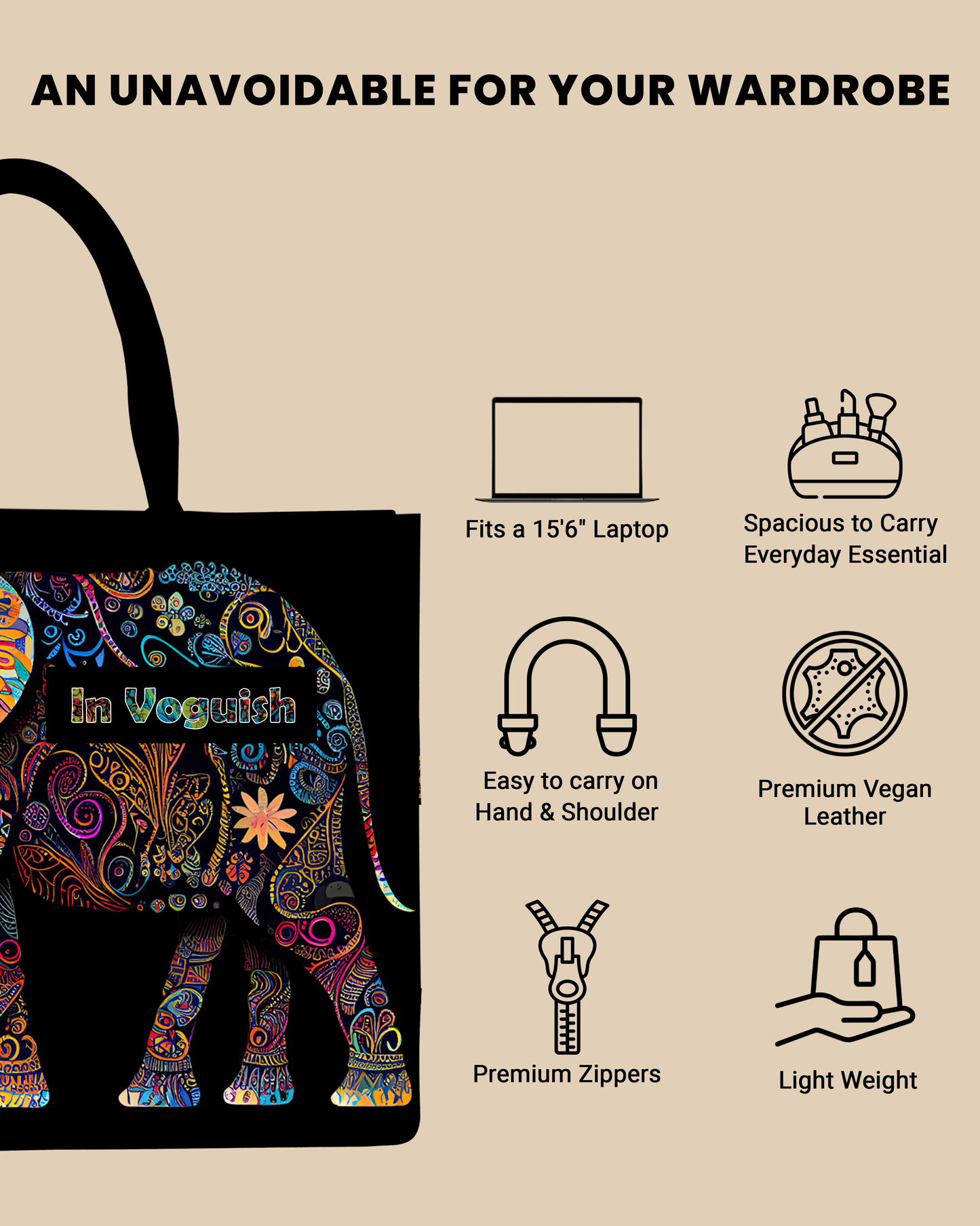Pattern Of Baby And Mother Elephant
