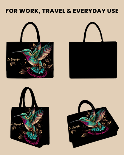 Beautiful Flying Sparrow Tote Bag