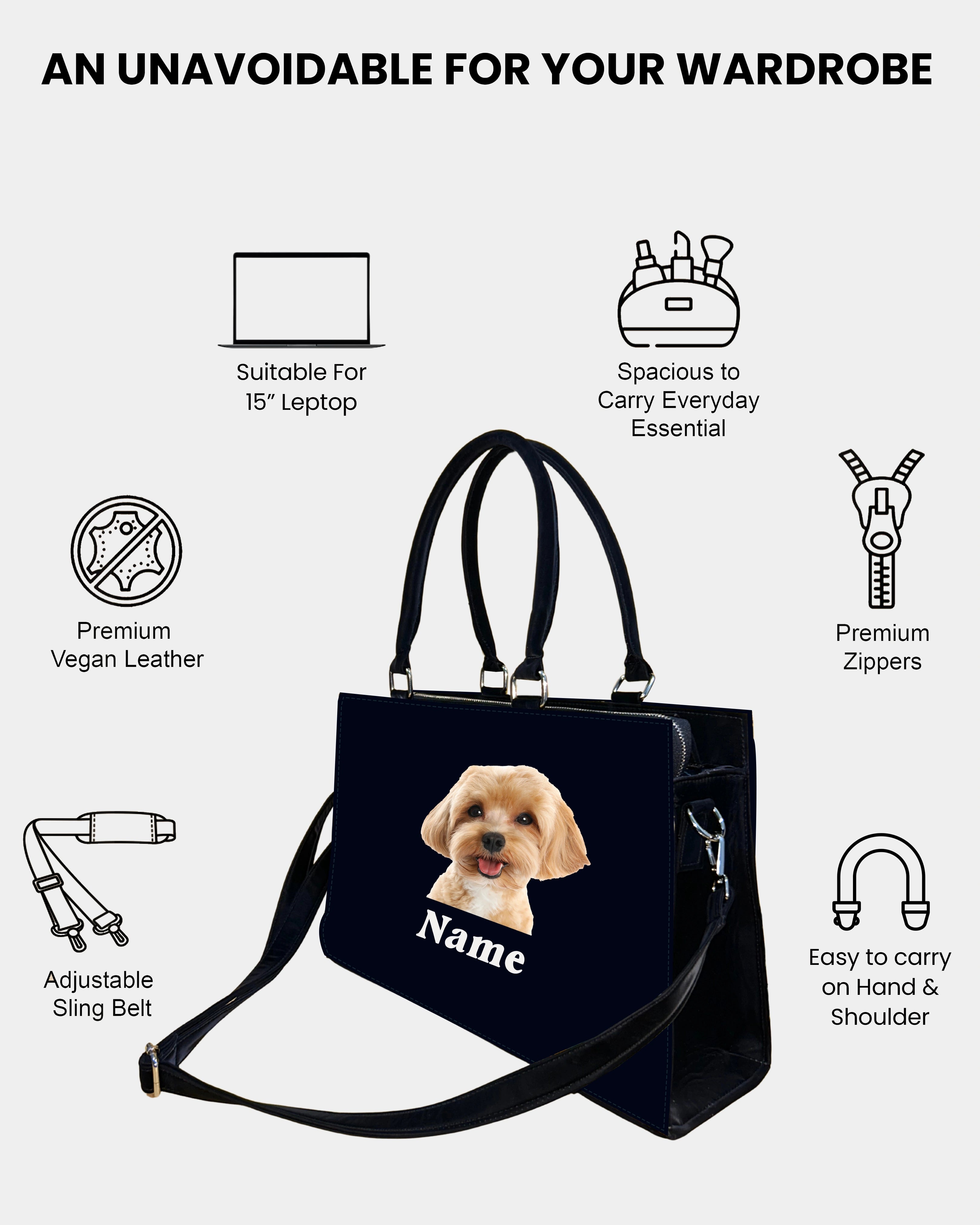 Personalized Pet Lover Tote Bag