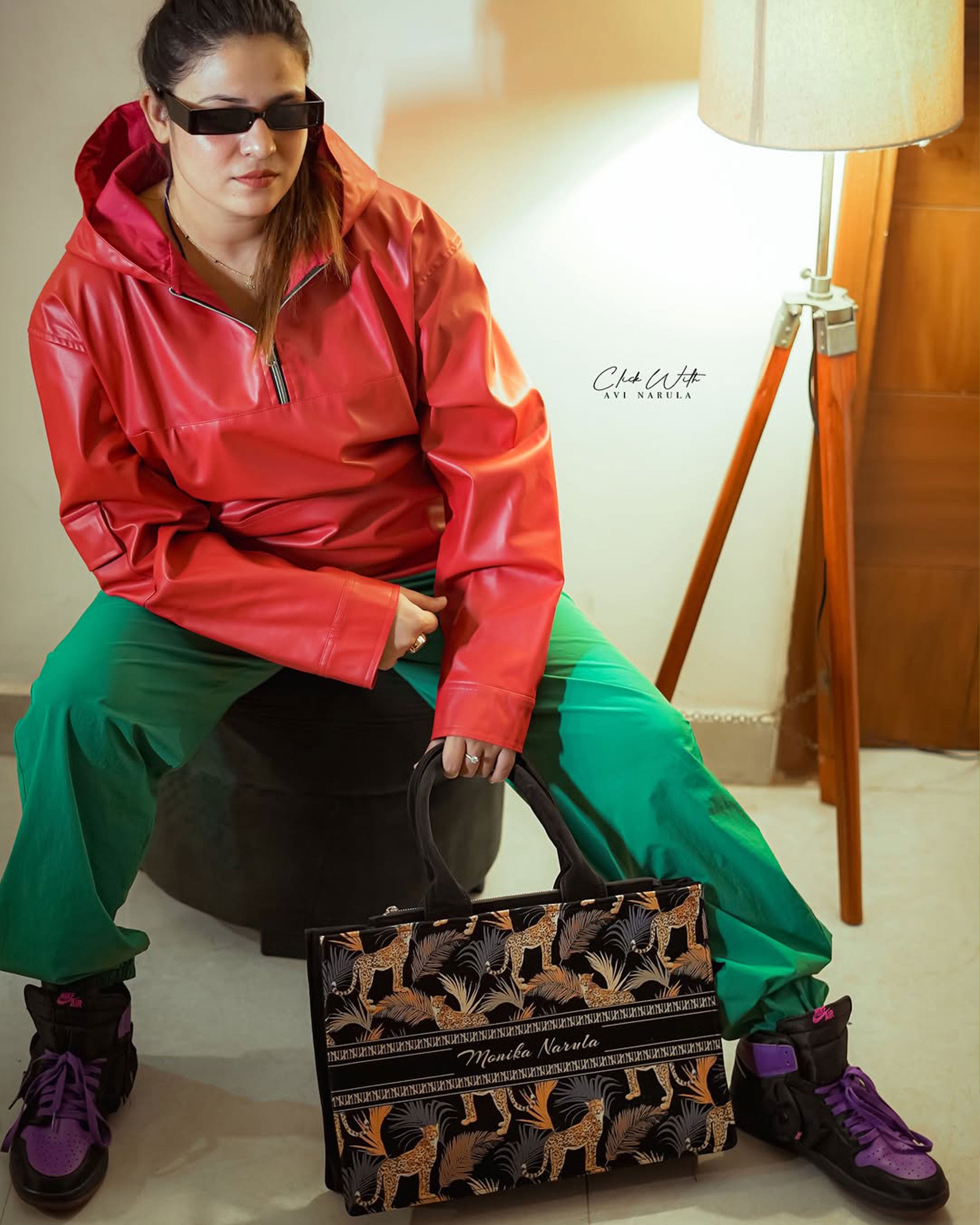 IN VOGUISH Leopard Designer Customized Tote Bag