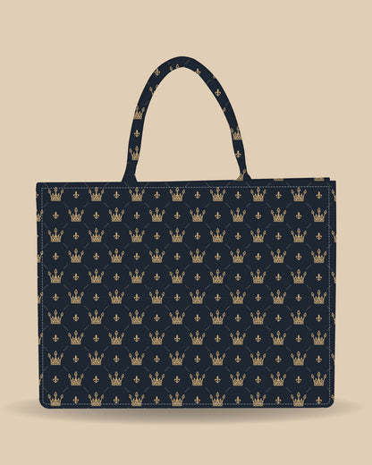 Tote Bag Designed with Baby Prince Crown