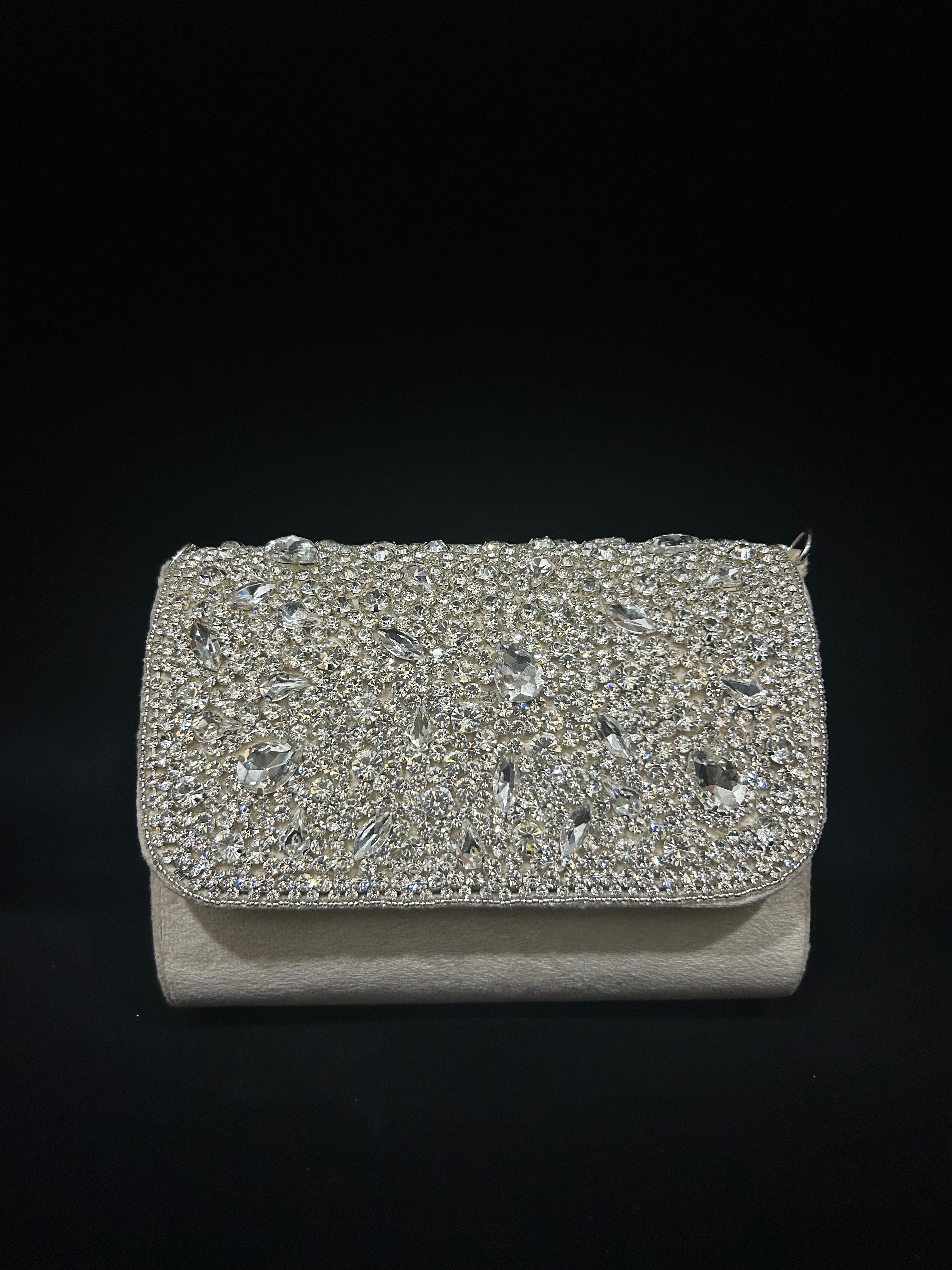 Crystal Cascade Luxe Clutch