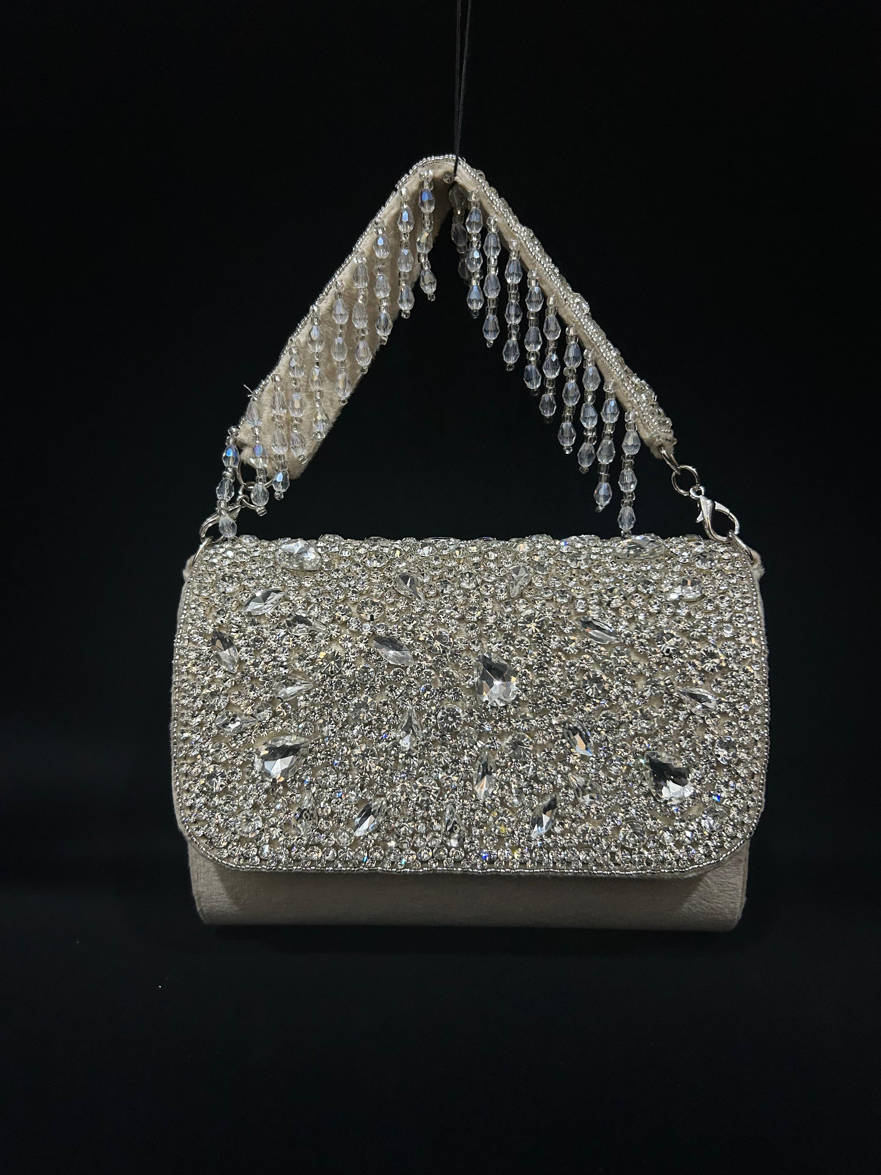 Crystal Cascade Luxe Clutch