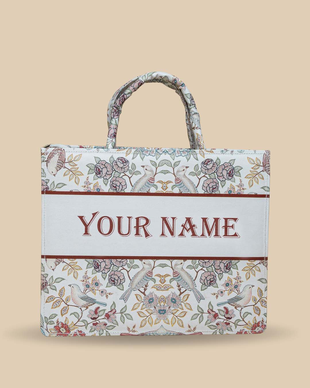 Sparrow designed Personalized Tote Bag